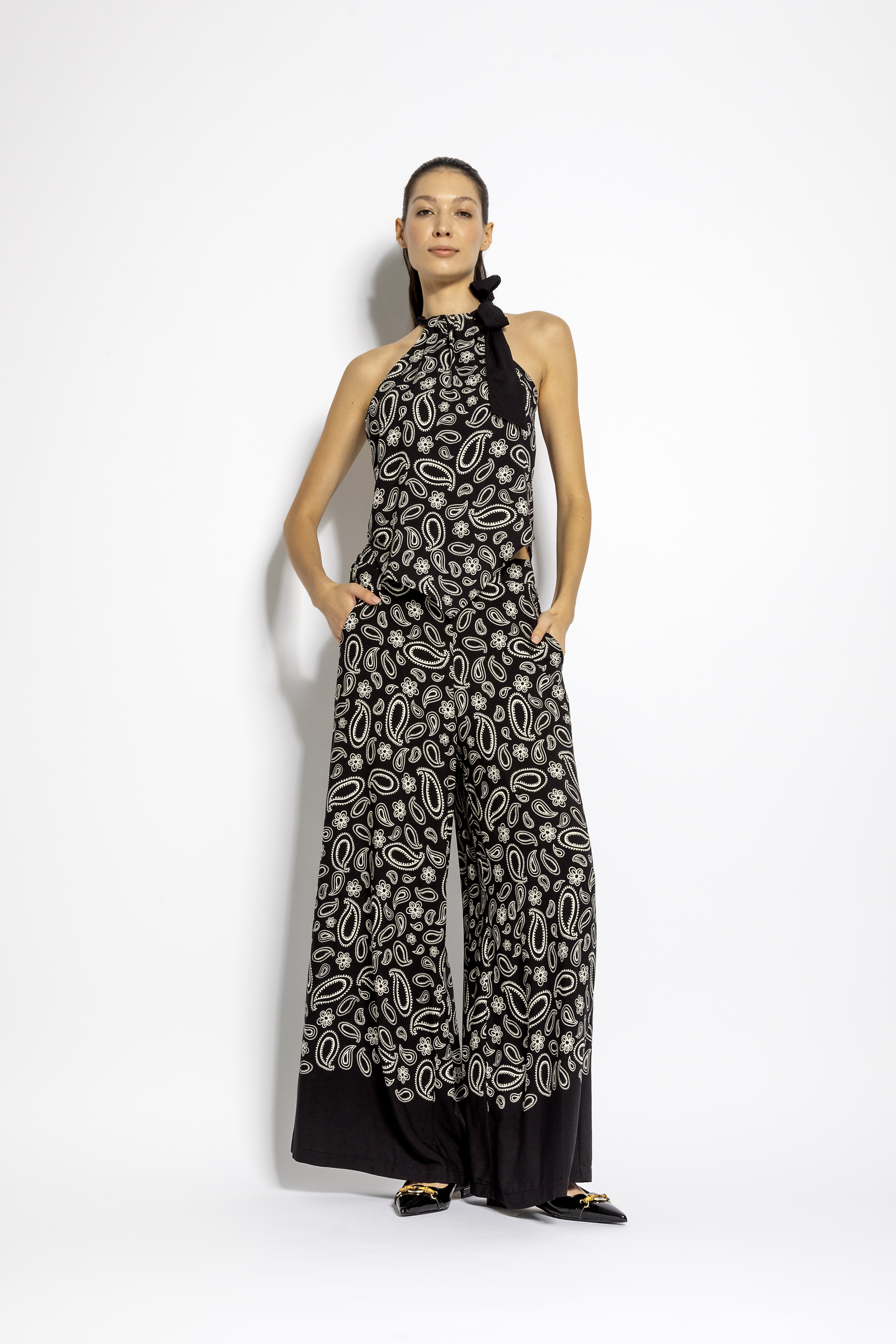 Top stampa bandana