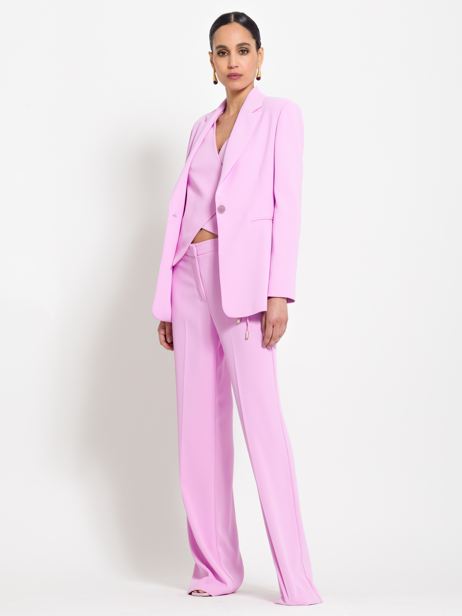 Blazer monopetto in cady