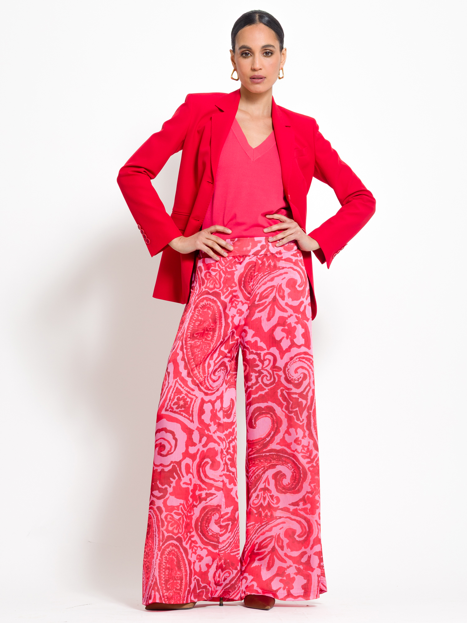 Pantalone stampa flower