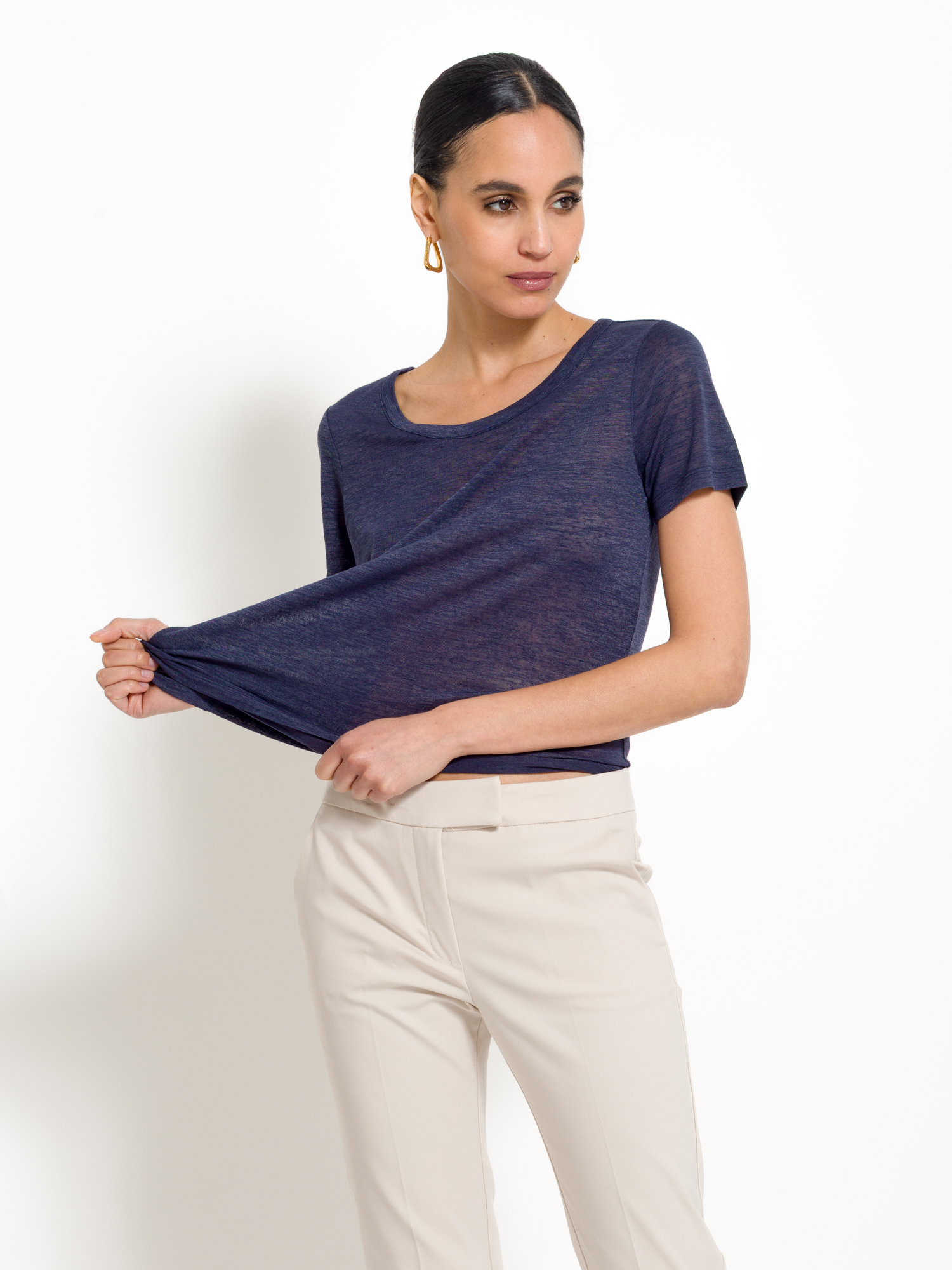 Maglia scollo tondo