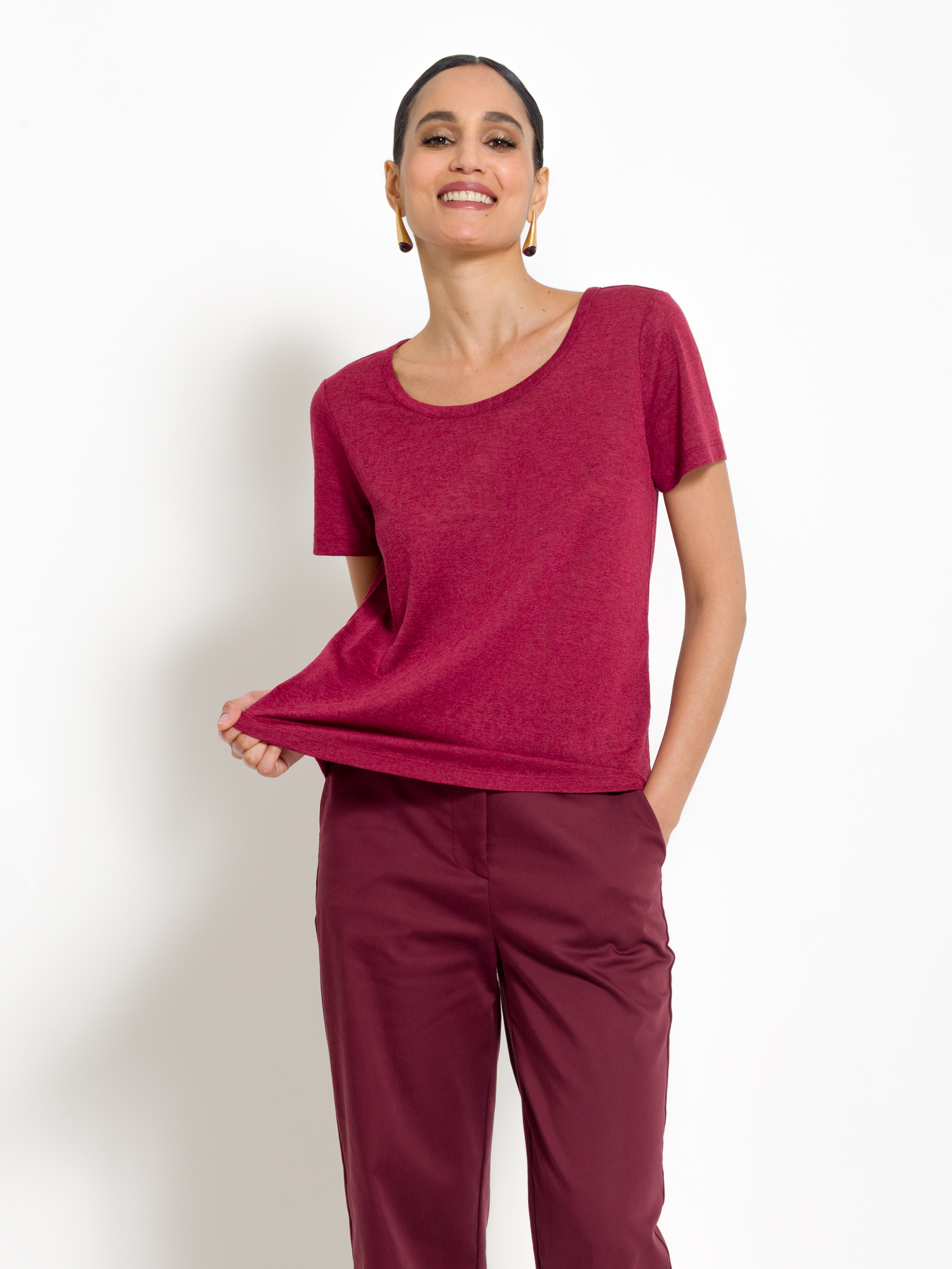 Maglia scollo tondo