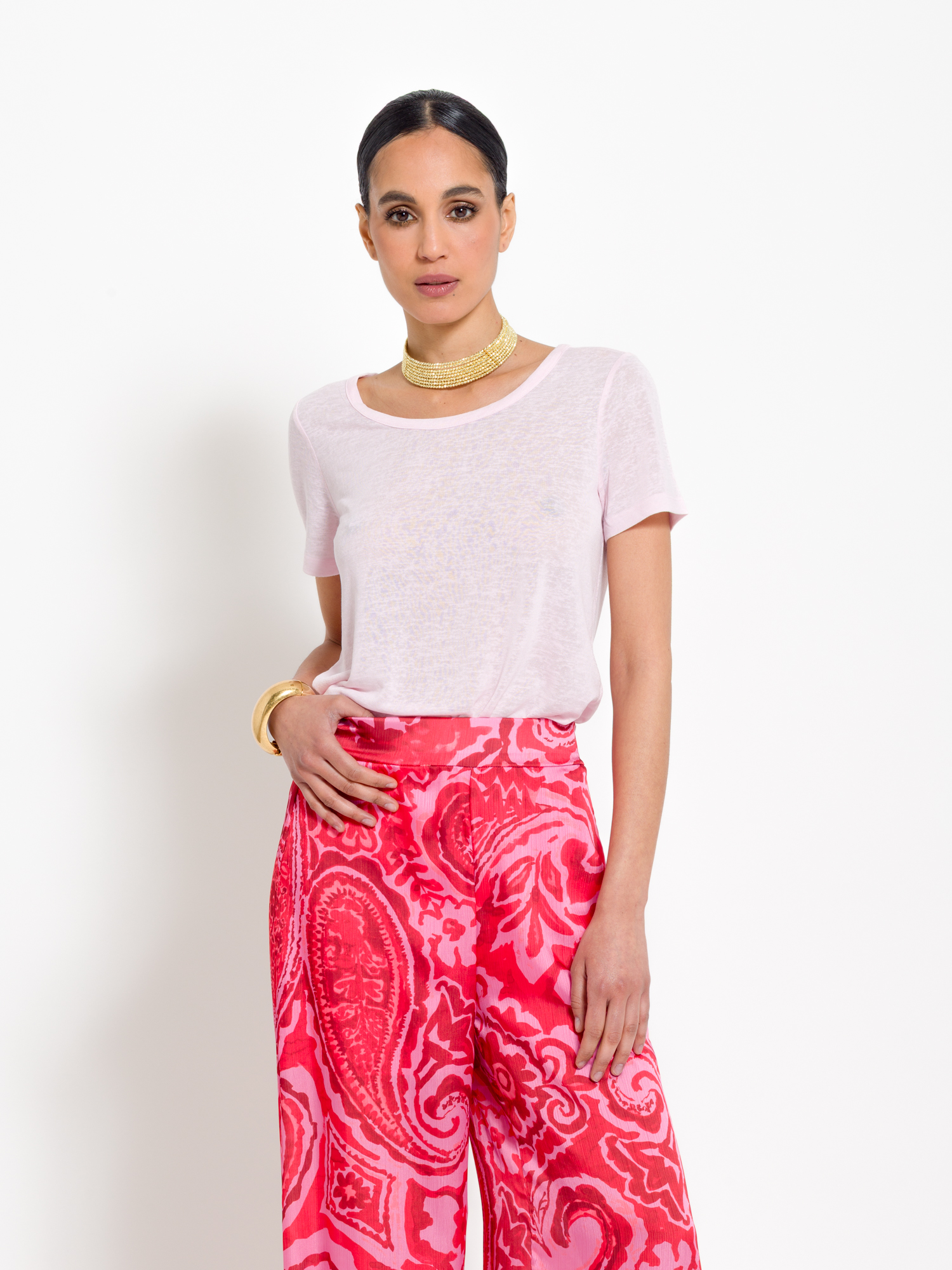 Maglia scollo tondo