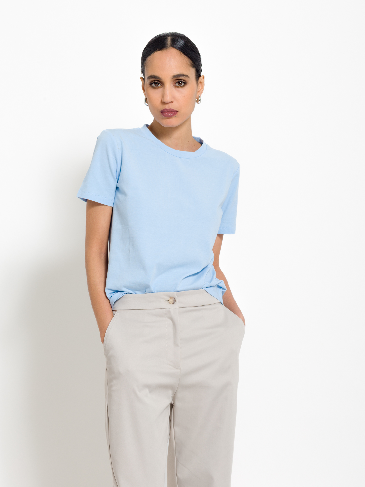 Maglia in cotone mezza manica