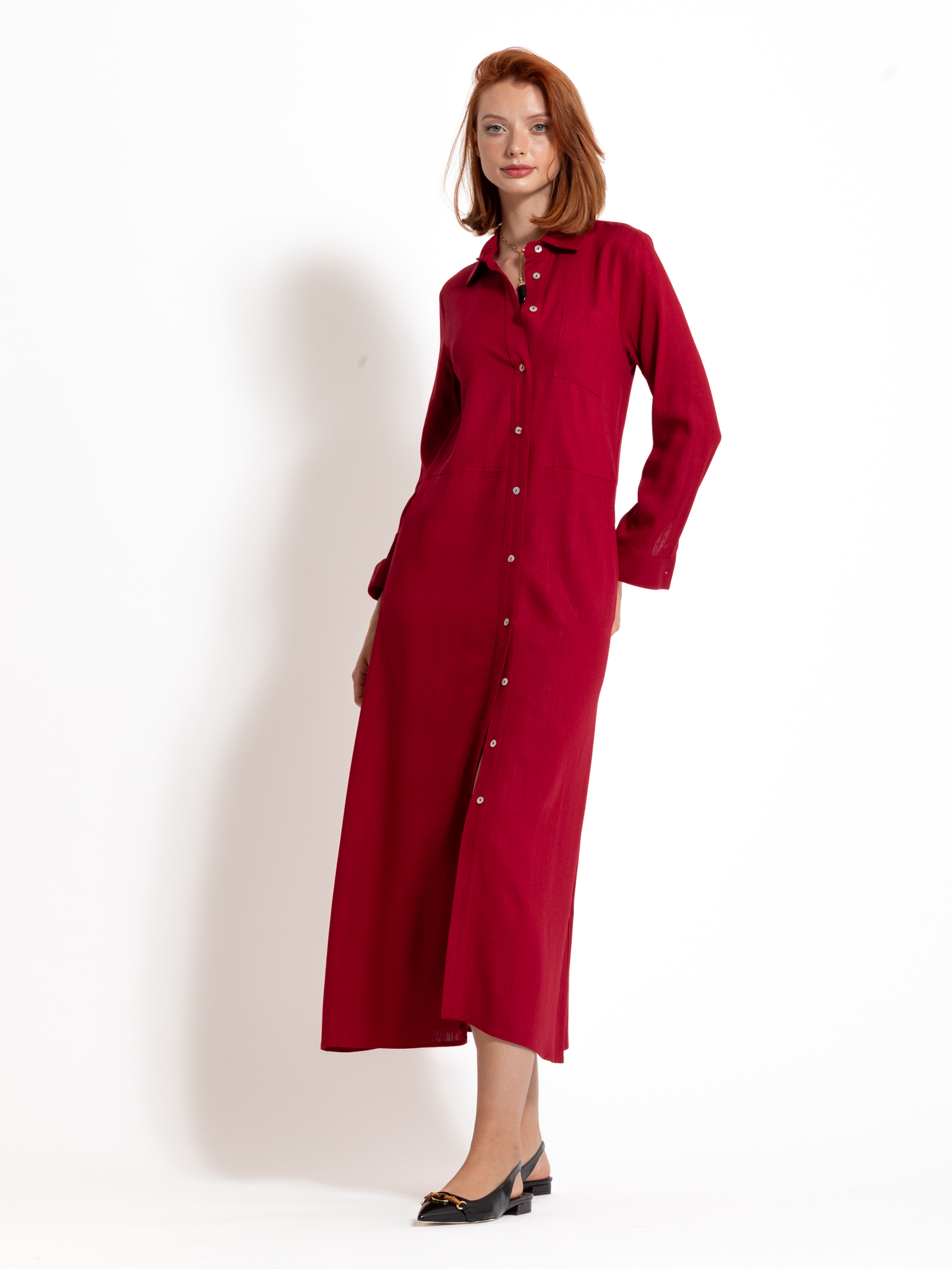 Long chemise dress