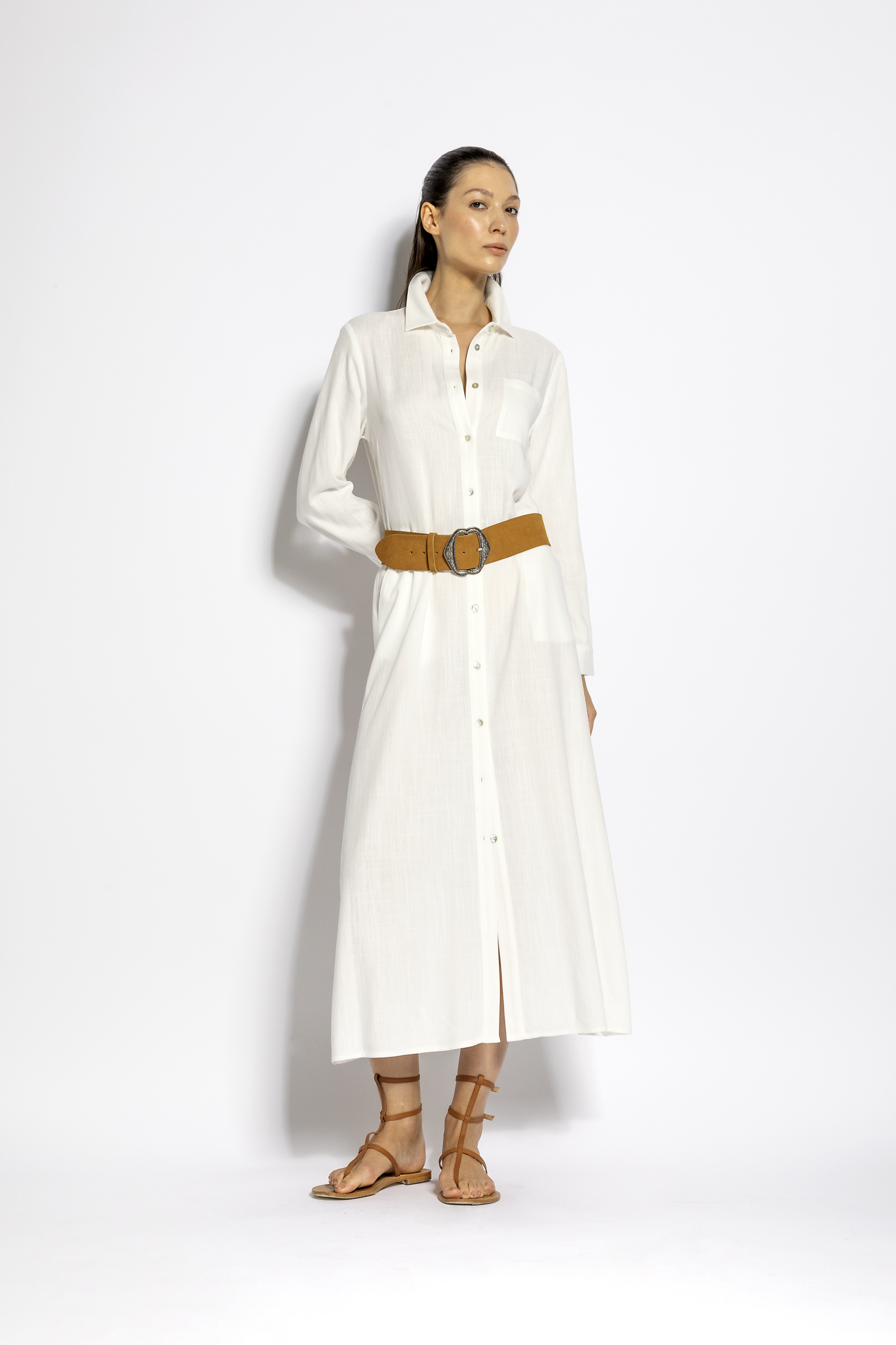 Long chemise dress