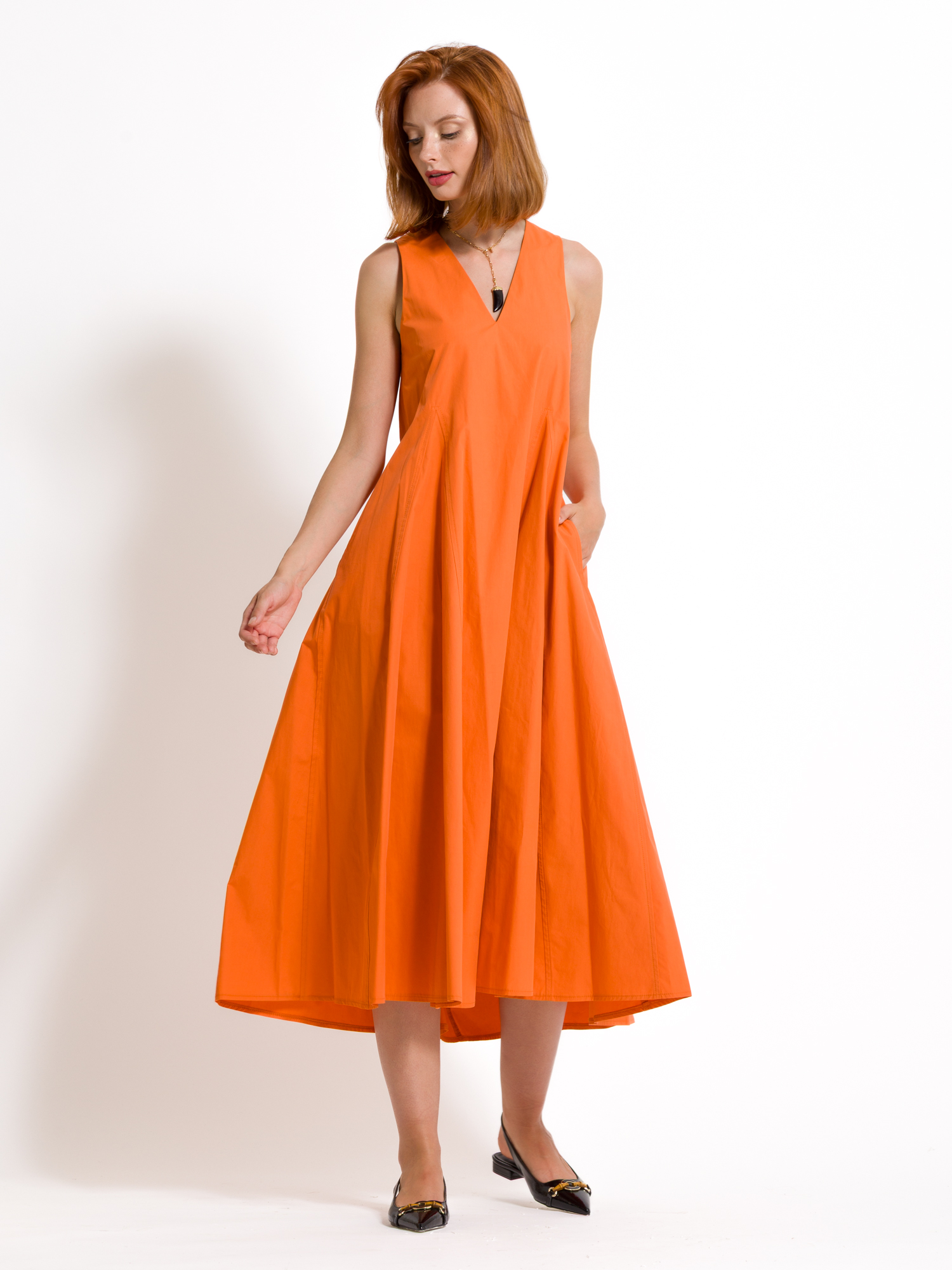 Long cotton dress
