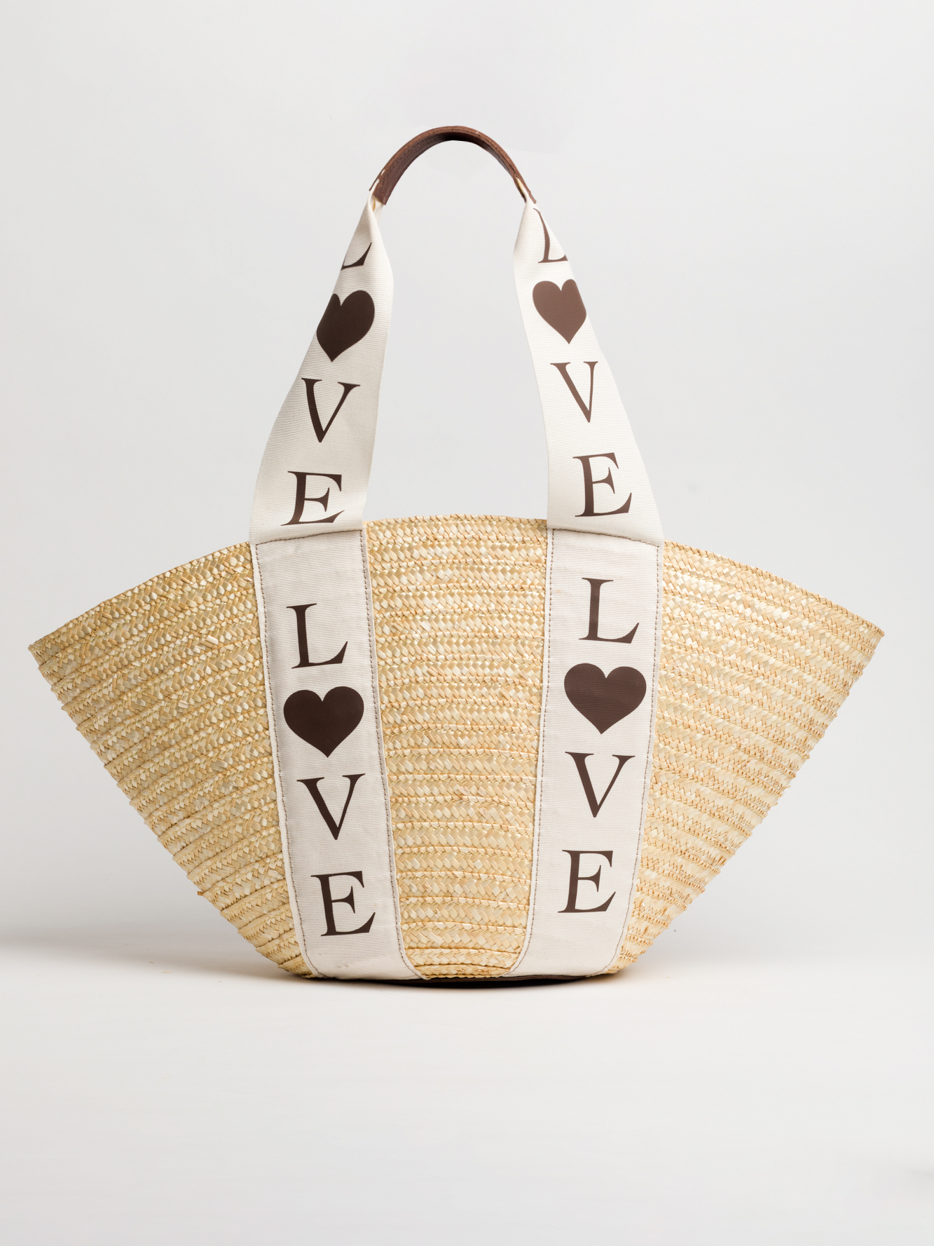 Cesta in paglia LOVE