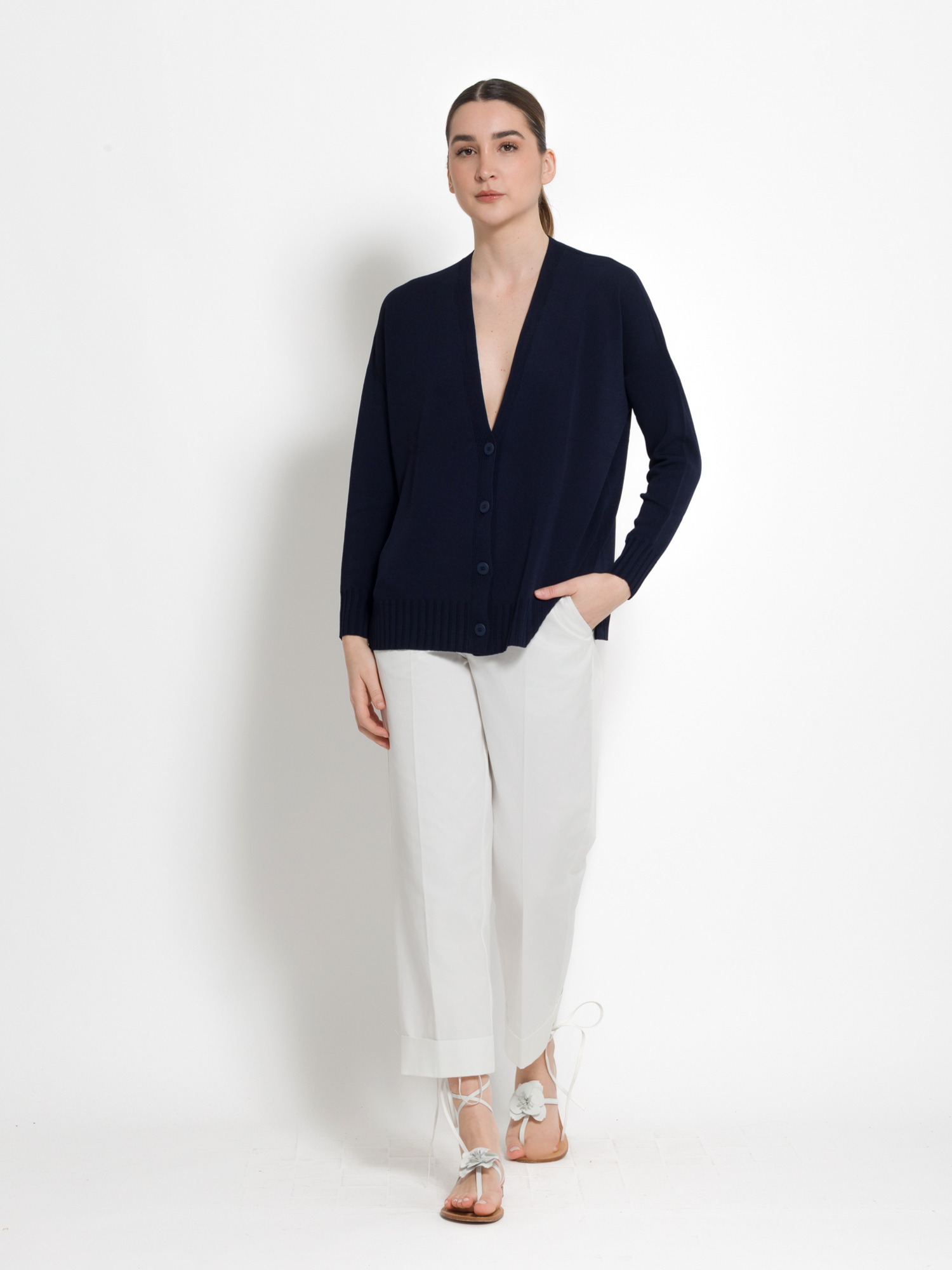 Cardigan over