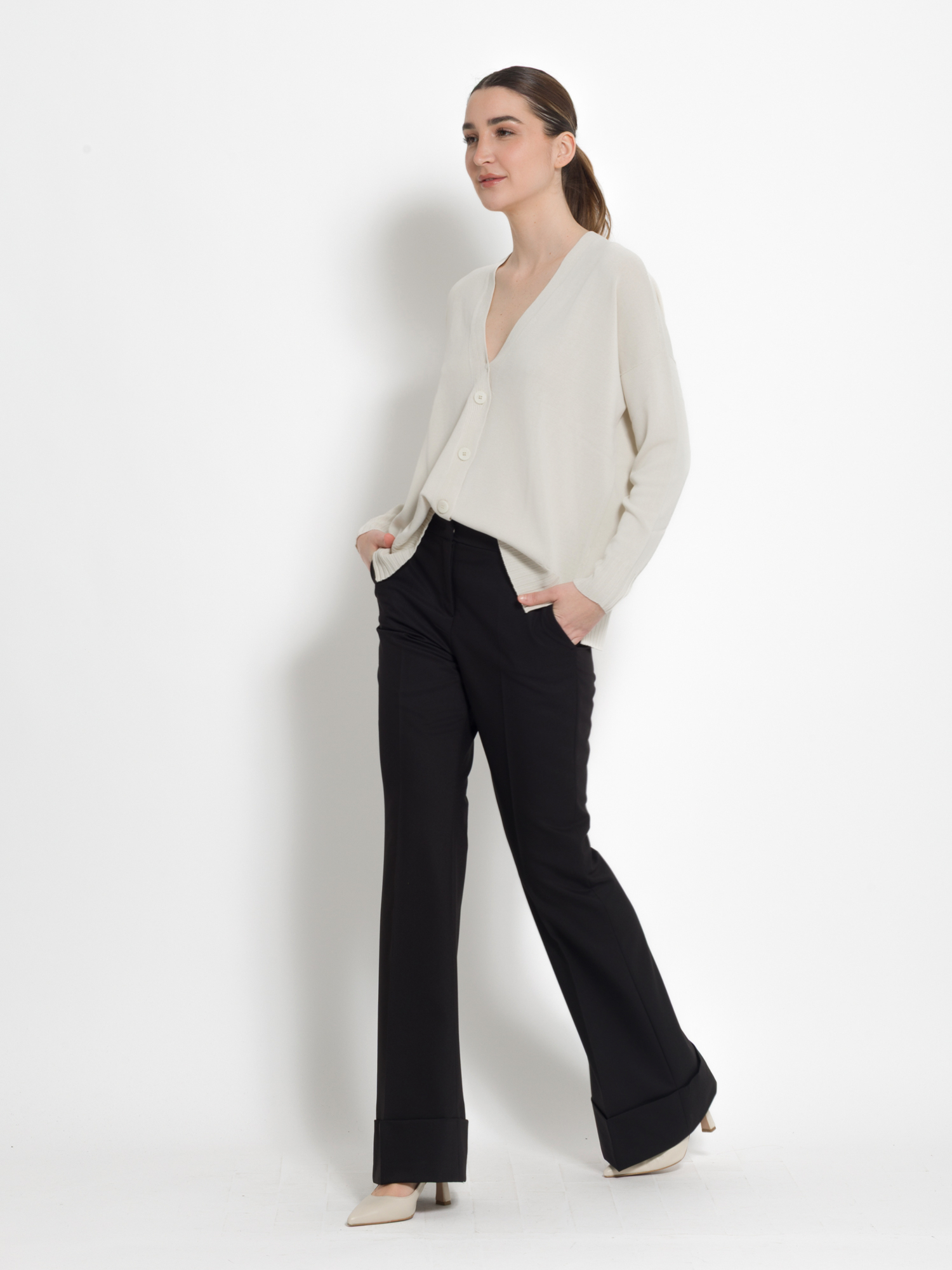 Cardigan over
