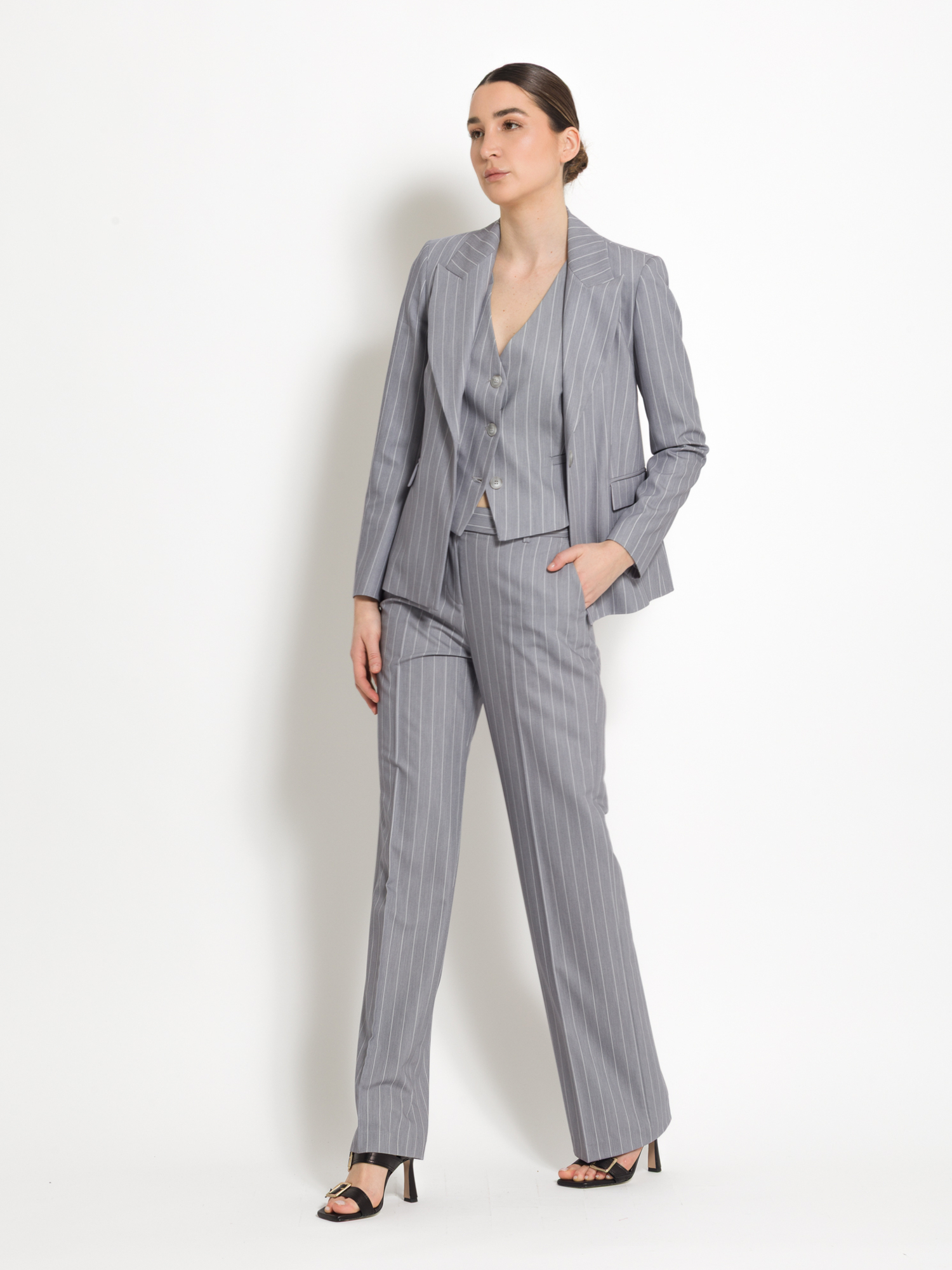 Pinstripe pants