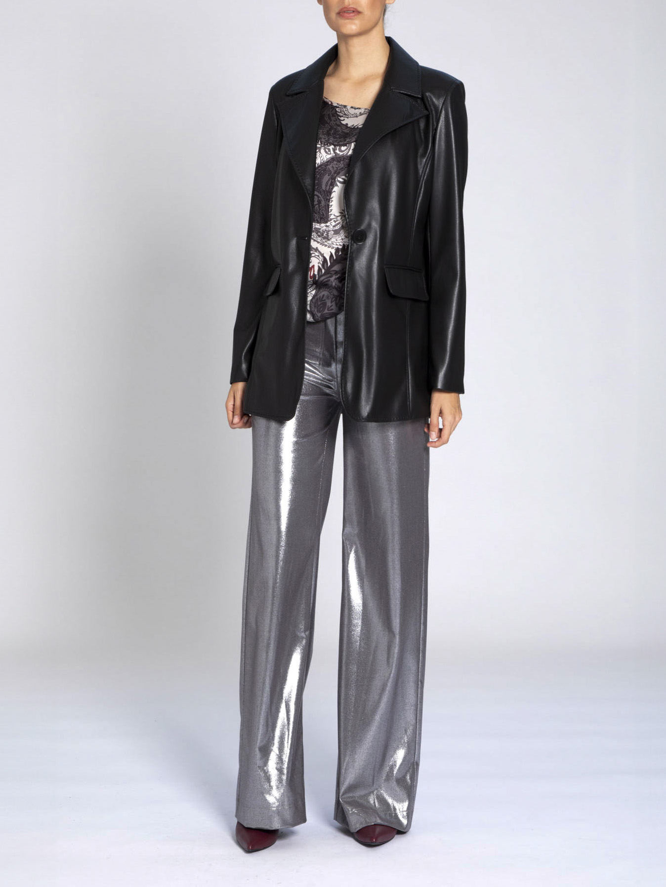 Faux leather jacket
