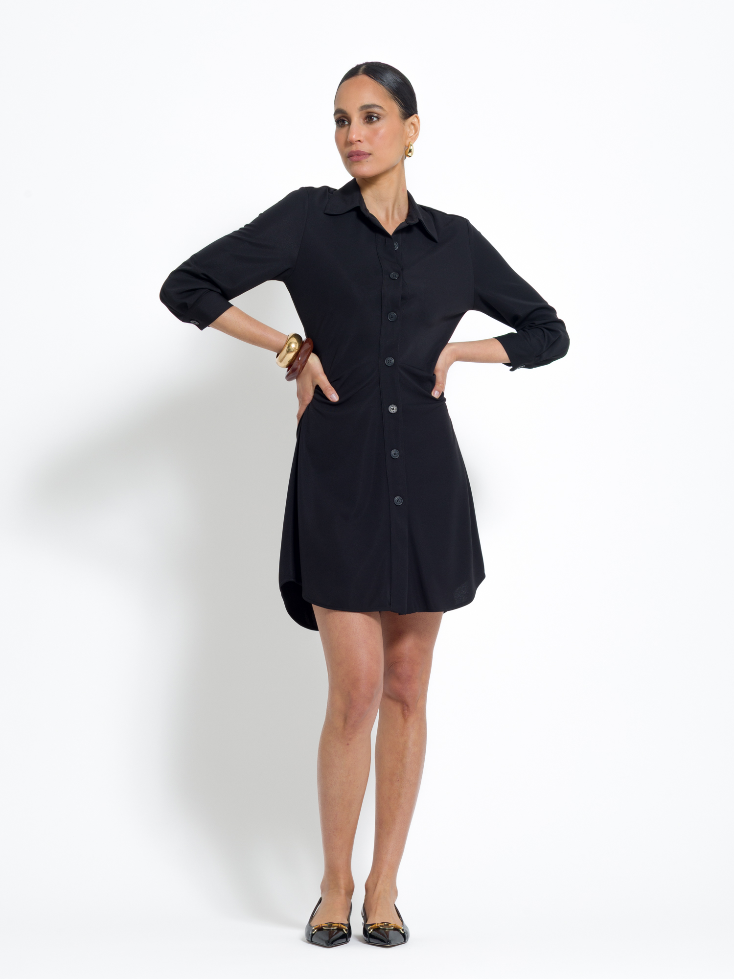 Short shirt dress