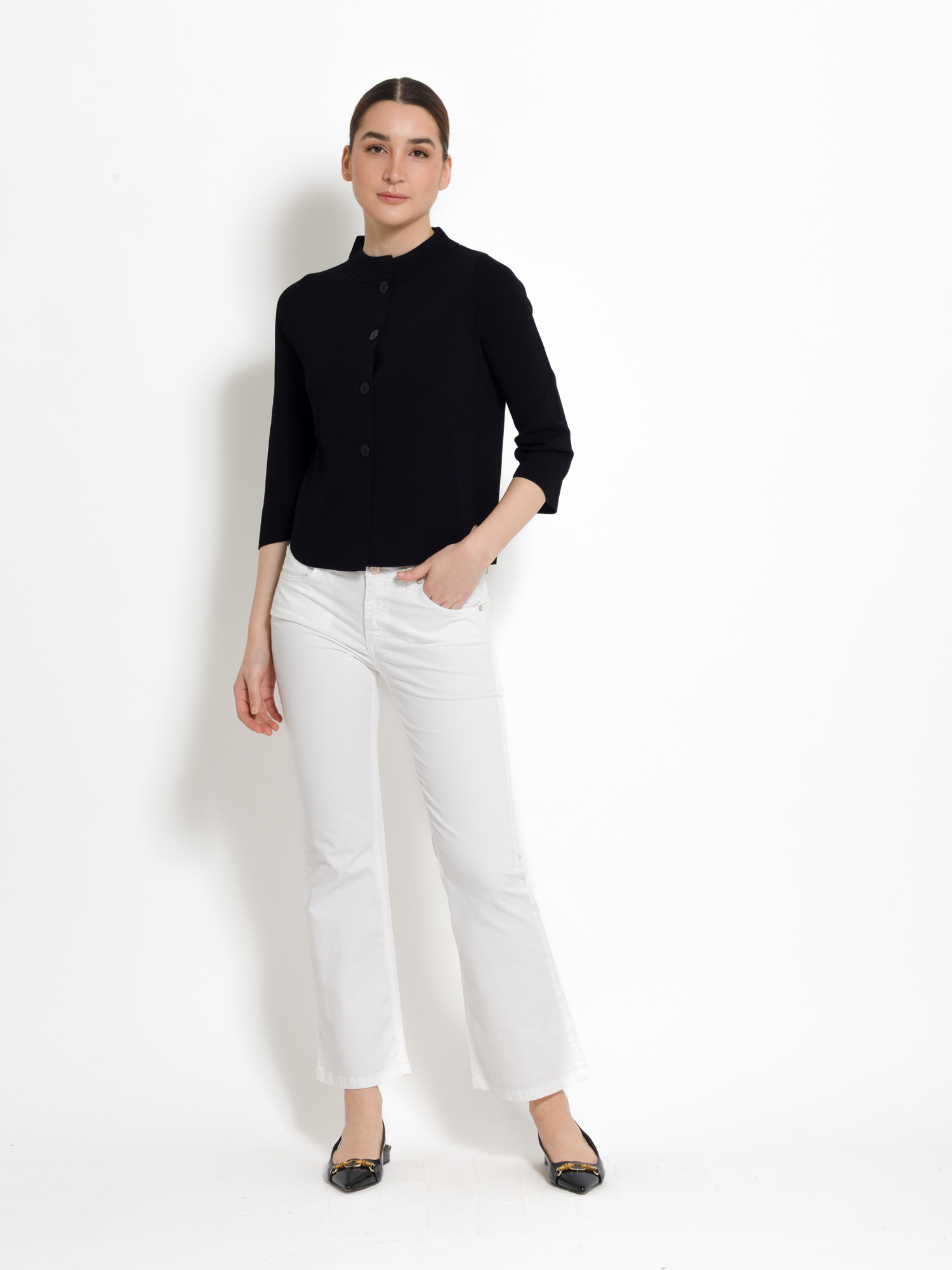 3/4 sleeve cardigan
