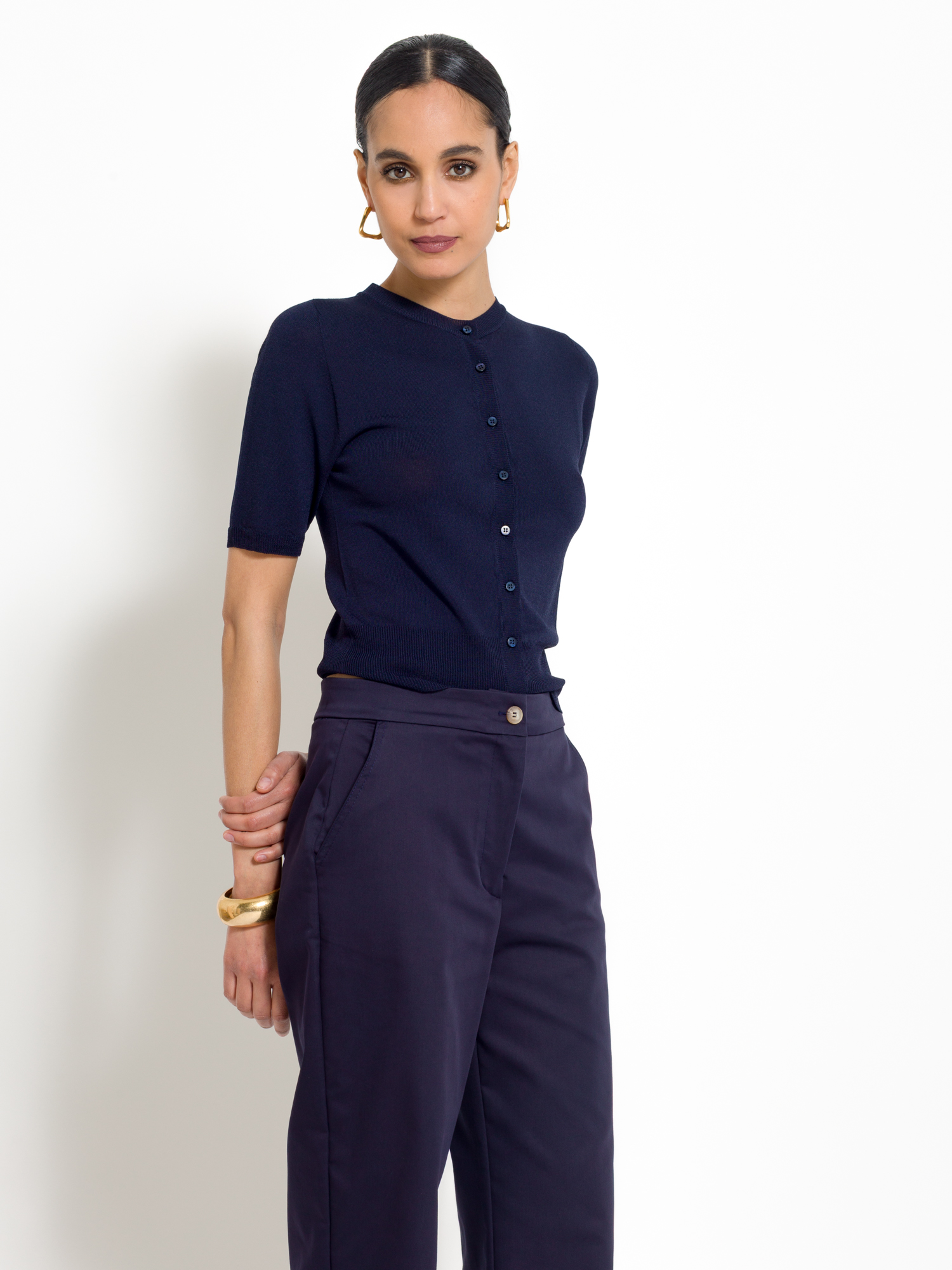 Half sleeve cardigan